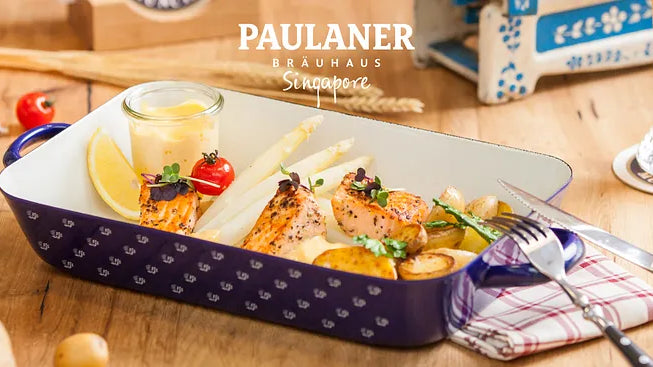 The Delicacy of White Asparagus: A Bavarian Tradition at Paulaner Bräuhaus Singapore