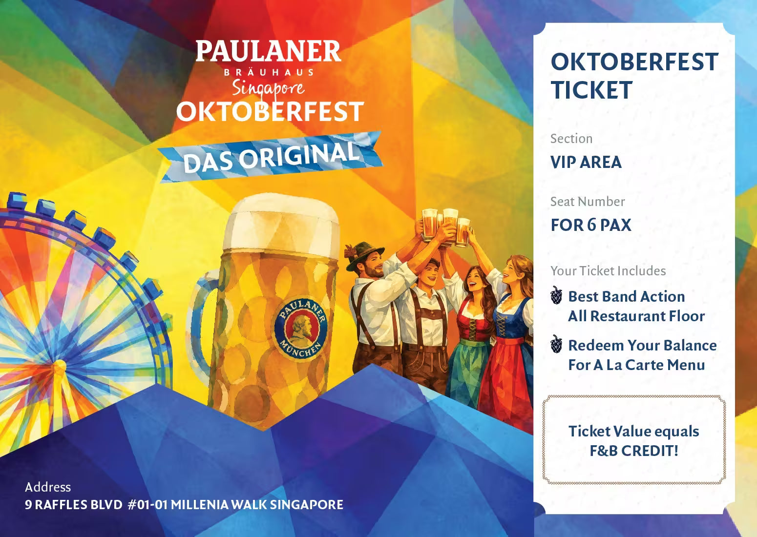 Section A - VIP Area - Paulaner Bräuhaus Singapore
