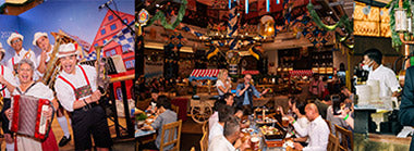 scrolling banner image of band performing