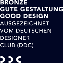 ausgezeichnet vom Deutschen Designer Club